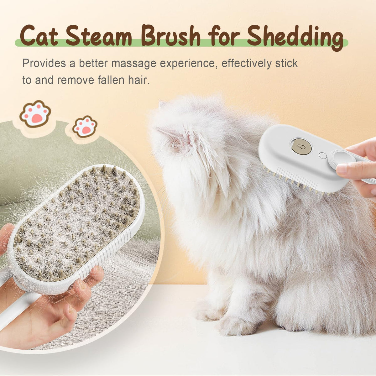 PuffEase Spritz defur comb
