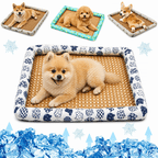 Breathable Rattan Cooling Pet Bed