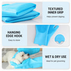 Dual-Sided Silicone Pet Gloves