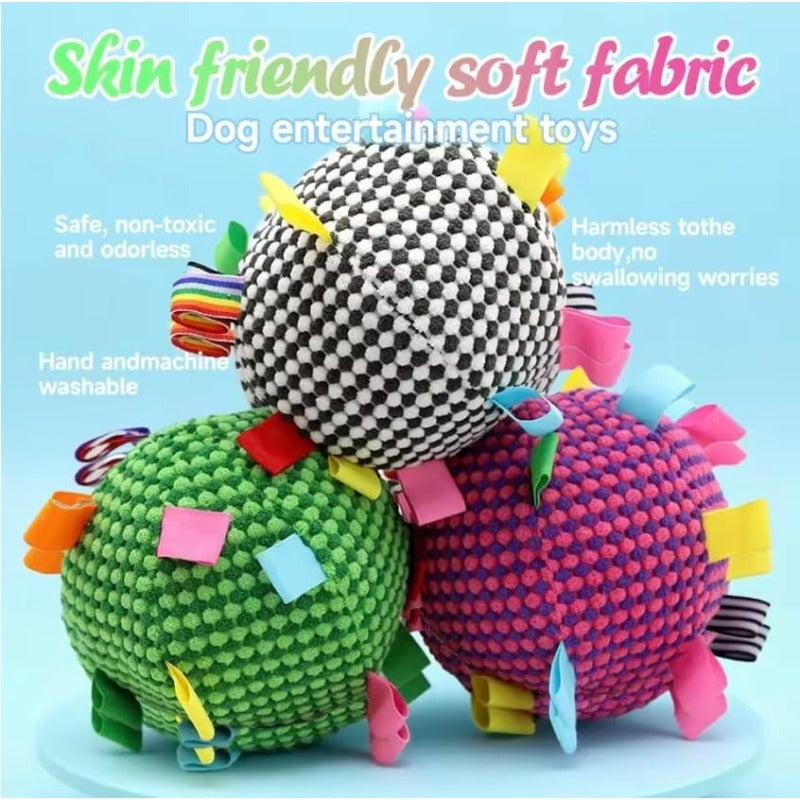 Interactive Plush Dog Toy