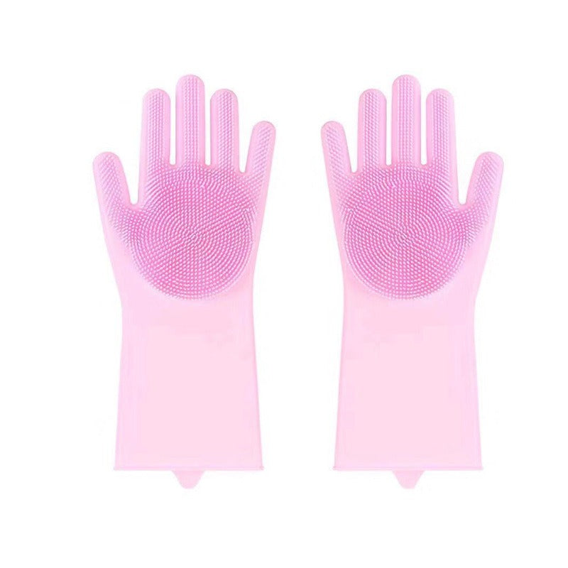 Dual-Sided Silicone Pet Gloves