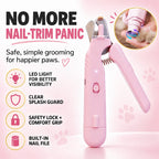 2-in-1 LED Pet Nail Clipper