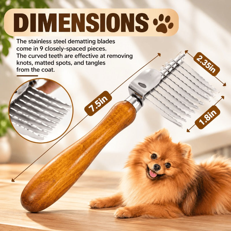 Pet Dematting Rake