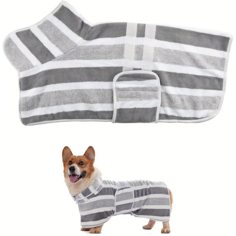 Super Absorbent Dog Bathrobe
